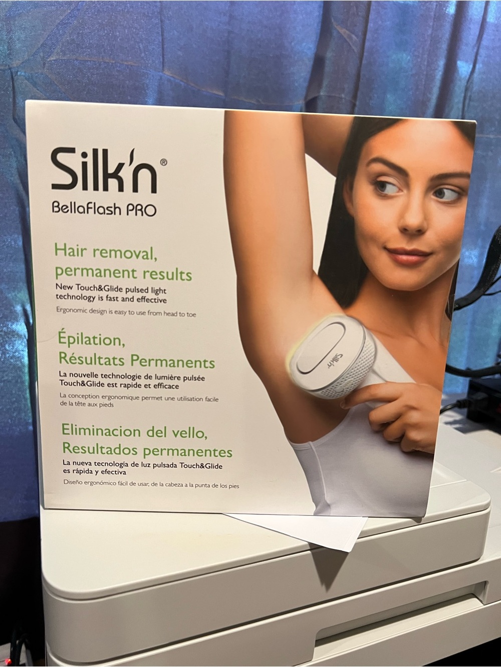 Silk'n Bella Flash Pro Touch & Glide HPL Technology Bella Hair Remover epilation